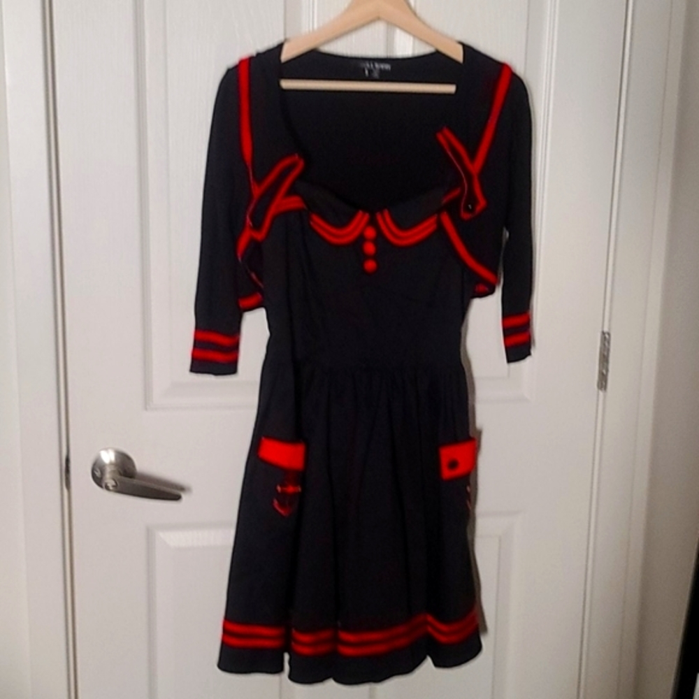 Hell Bunny Pinup Dress and Sweater